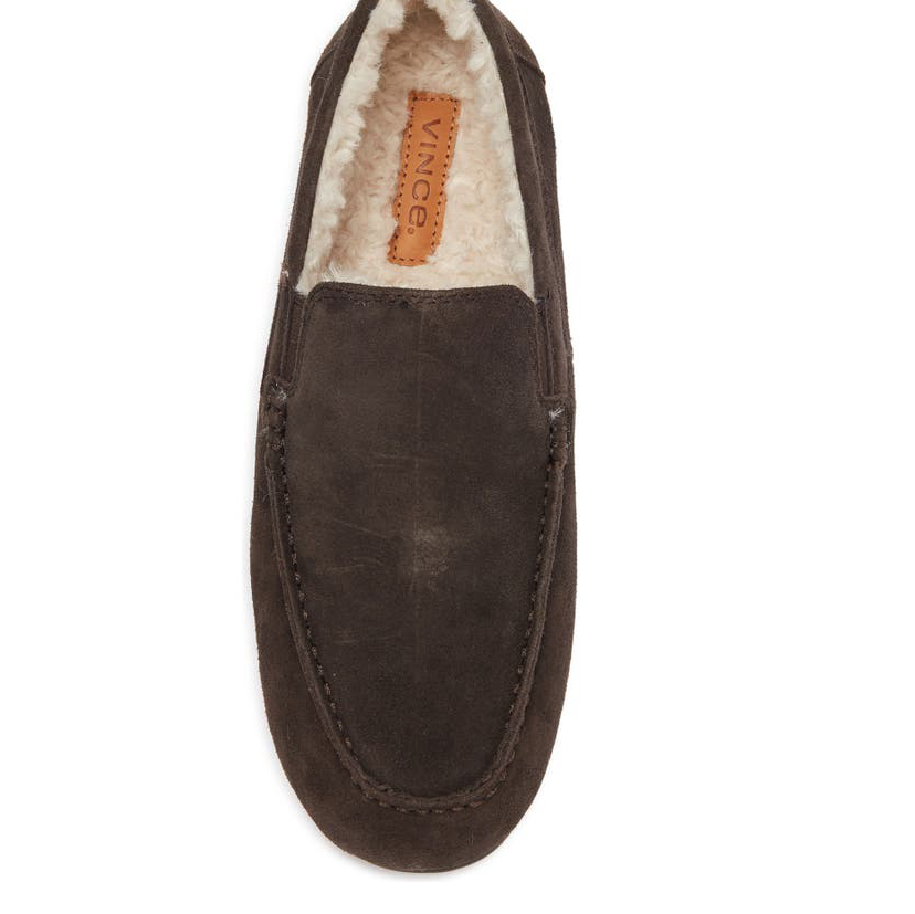Vince Gomez Faux Fur Lined Loafer ✨New VINCE Gomez Suede Faux Fur Lined Loafers Slippers  main image 4