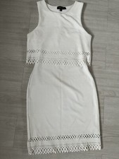 white bodycon dress size 8 Worn Once