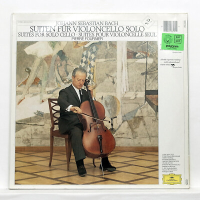 クラシック 6Suites PourVioloncelle /Pierre Fournier PIERRE FOURNIER ⸺ JS BACH the 6 suites for cello solo ⸺ DGG
