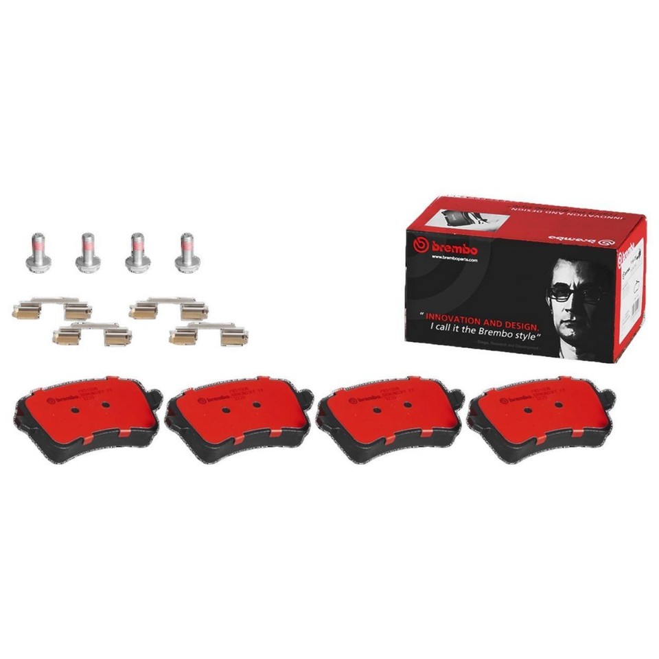 Brembo 11-14 Chrysler 200 Premium NAO Ceramic OE Equivalent Pad - Front main image 0