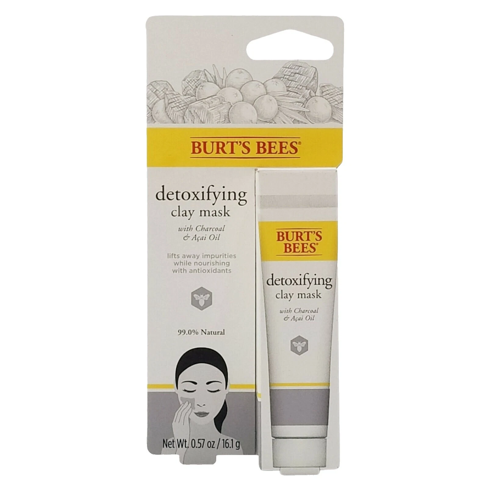 Organic Travel Size Clay Mask Skin Masks