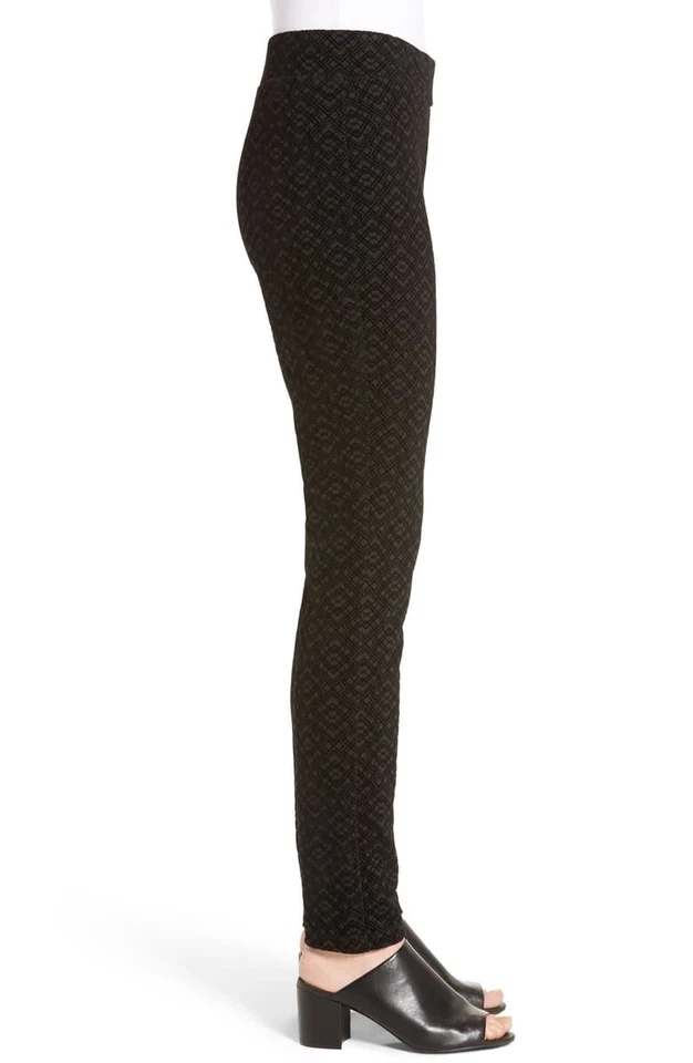 NYDJ 152282 Mujer Elastizado 'Jodie' Ponte Leggings Negro Talla 0 Foto 3 de 3