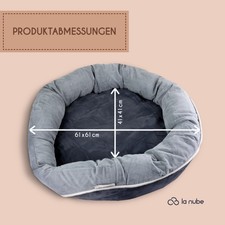 MIHIKK Orthopädisches Hundebett 104x71 Cm - Wasserdicht, Mit Eierschaum & Abnehmbarem Bezug Für Große Hunde