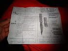 Antique ANTAR Fringing Razor Razor Razor Razor Razor Razor Razor Razor Razor Comb Leaflet