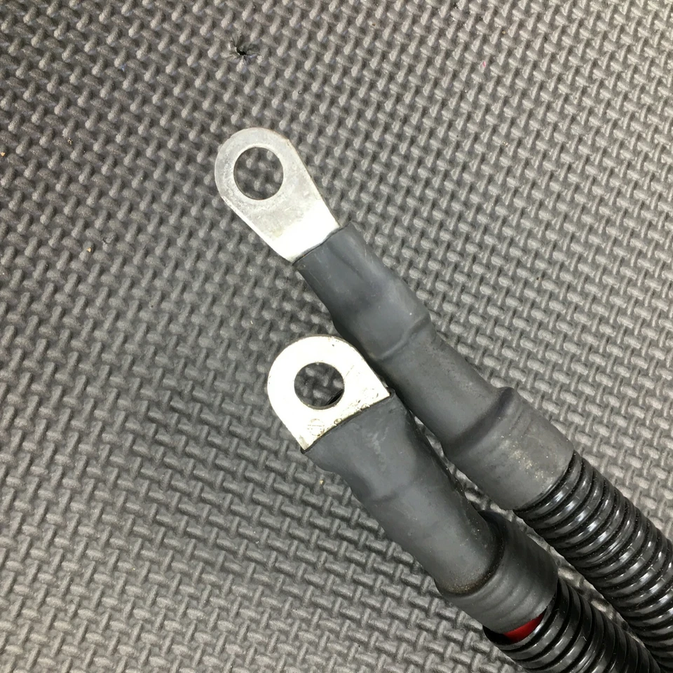 02-08 BMW 750i E65 batería de carga más cable terminal de plomo positivo OEM Foto 3 de 4