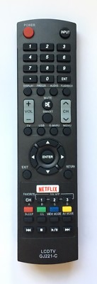NEW USBRMT Replacement Sharp TV Remote GJ221-C For Sharp LED HDTV Smart TV