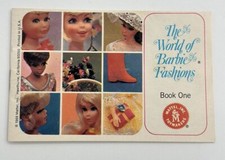 VINTAGE Barbie Original 1968 WORLD OF BARBIE FASHION Book One 1960  s
