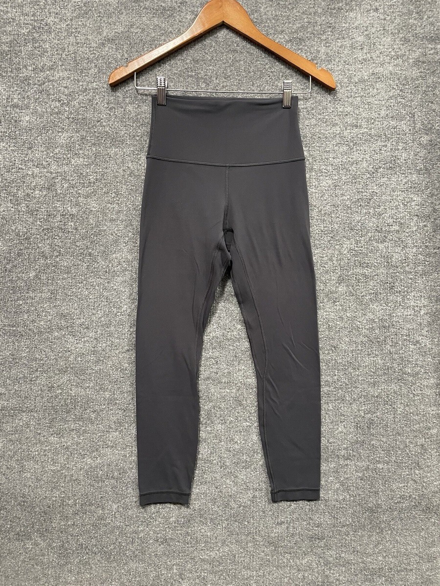 Lululemon Align Pant Leggings 25” Melanite Gray Size Womens