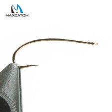Maxcatch 500pc MC7015 10# 12# 16# Carbon steel Dry fly nymph Fly tying hooks