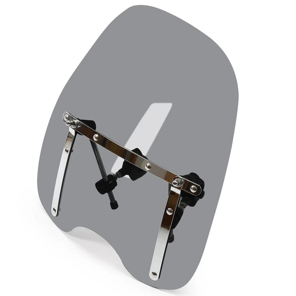 Smoke 19" Windscreen For Kawasaki Vulcan VN500 750 800 900 1500 1600 Windshield - Image 2 of 4