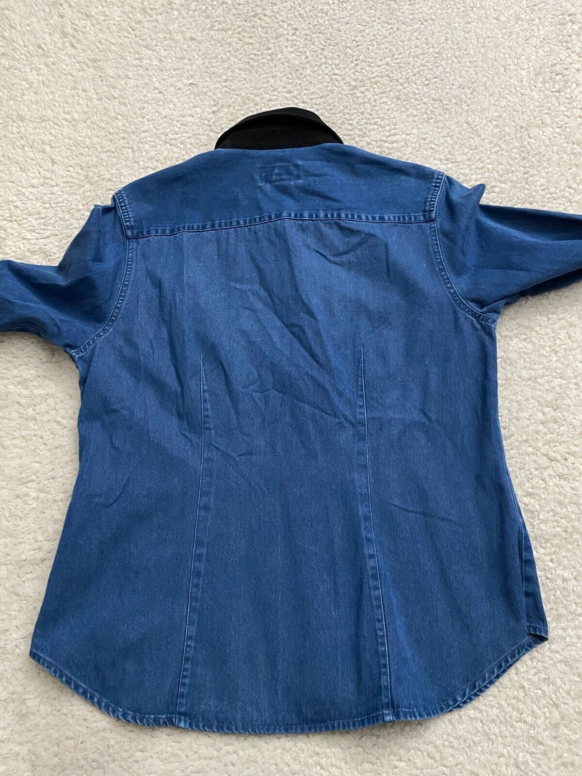 Talbots Women Denim Long Sleeve Button-Up Shirt B… - image 11