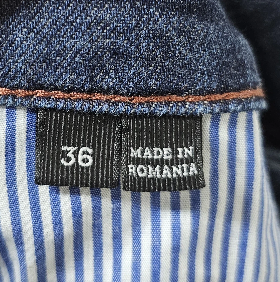 Ermenegildo Zegna 修身直筒 36(适合 36W 29L)男式豪华牛仔裤 — 第 3/4 张图片