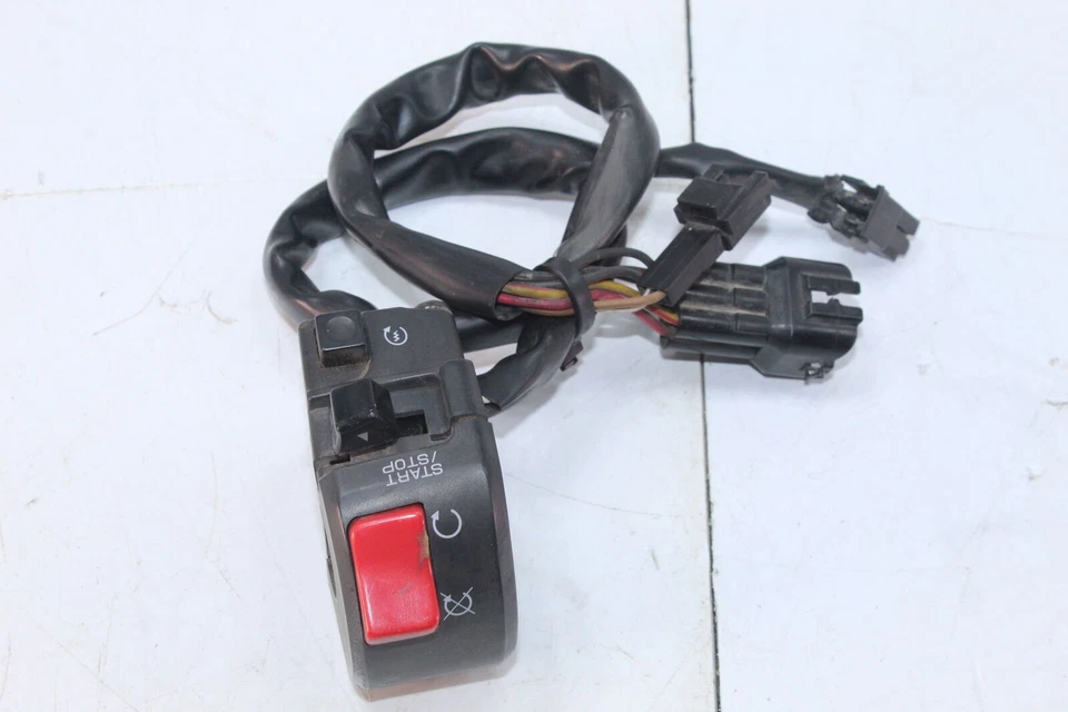 Interruptor de arranque Kawasaki Ninja Zx6r Zx636d 2006 con clip derecho en la manija Foto 3 de 4
