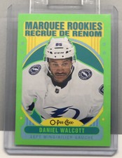2021-22 upper deck daniel walcott marquee rookie neon green /50 First Print