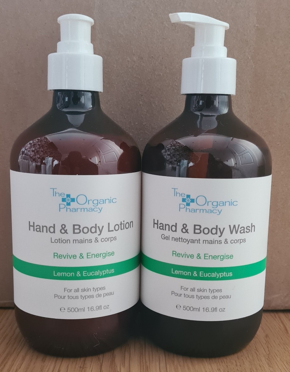 SET OF ORGANIC PHARMACY HAND AND BODY LOTION AND WASH 500ml PUMP