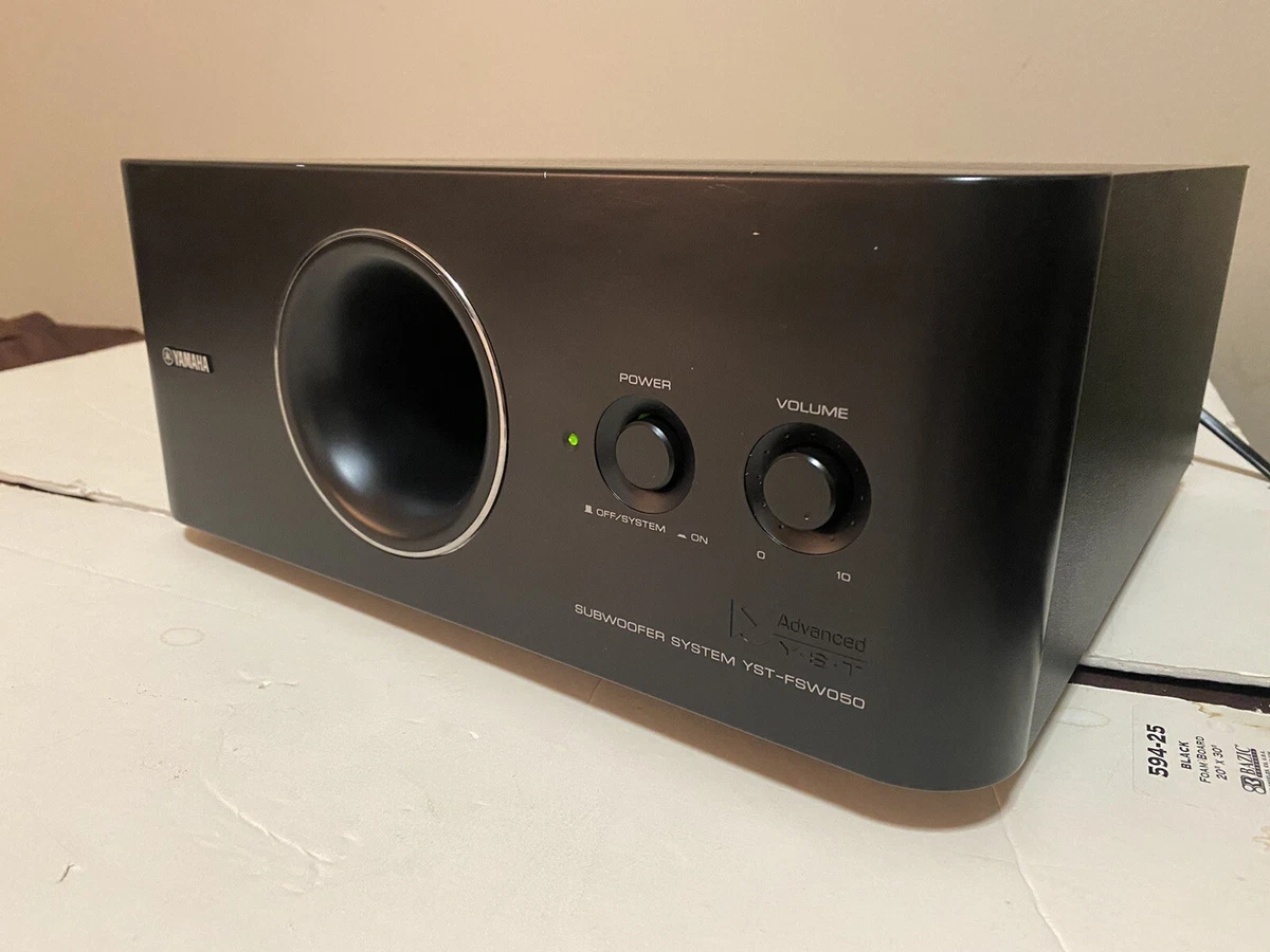 Yamaha YST-FSW050 Low Profile Home Stereo Theater Powered Subwoofer Tested💥