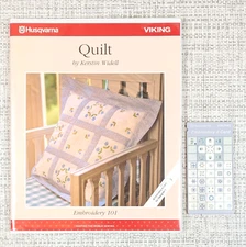 Husqvarna Viking Embroidery d-Card 101 QUILT for Designer II