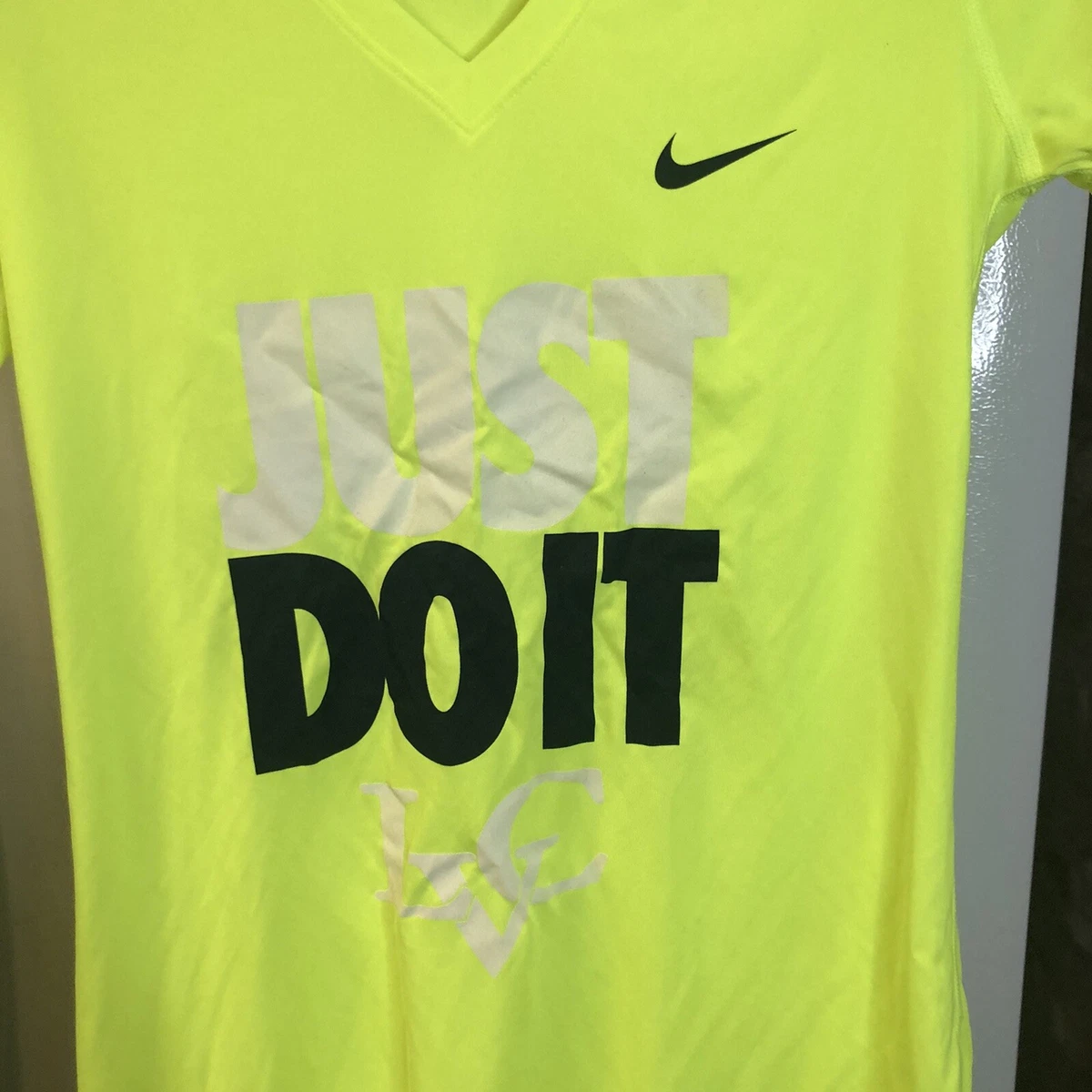 Neon nike top t shirt