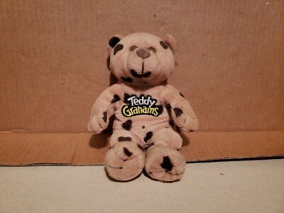 Nabisco Werbung Plüsch Sitzsack Teddy Graham Chunky Schokoladenbär 7 Zoll Set #29