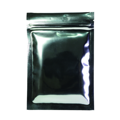 100pc Shiny Silver Double-Face Metallic Mylar Reclosable Bags 16x24cm 6.25x9.5in