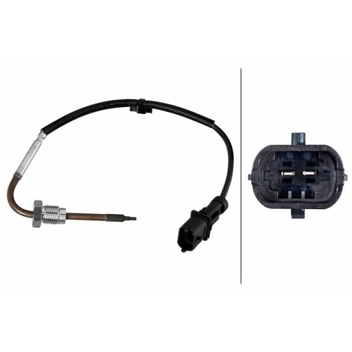HELLA 6PT 010 376-891 Capteur, Température Des Gaz - 2pôle