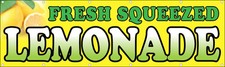 3x10 ft FRESH SQUEEZED LEMONADE Vinyl Banner Sign New - yb