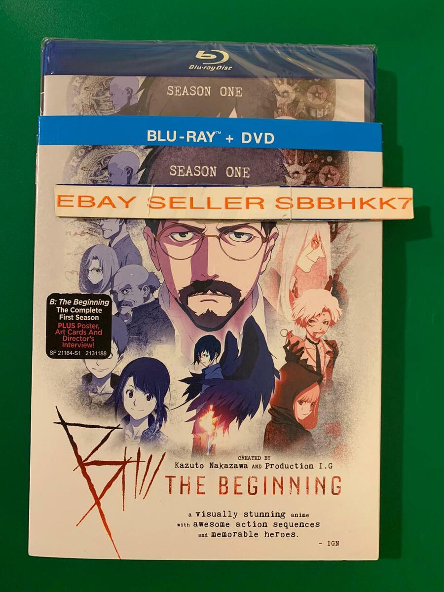 B:THE BEGINNING: SEASON ONE(BLU-RAY+DVD)W/SLIPCOVER NEW WITH ART CARDS