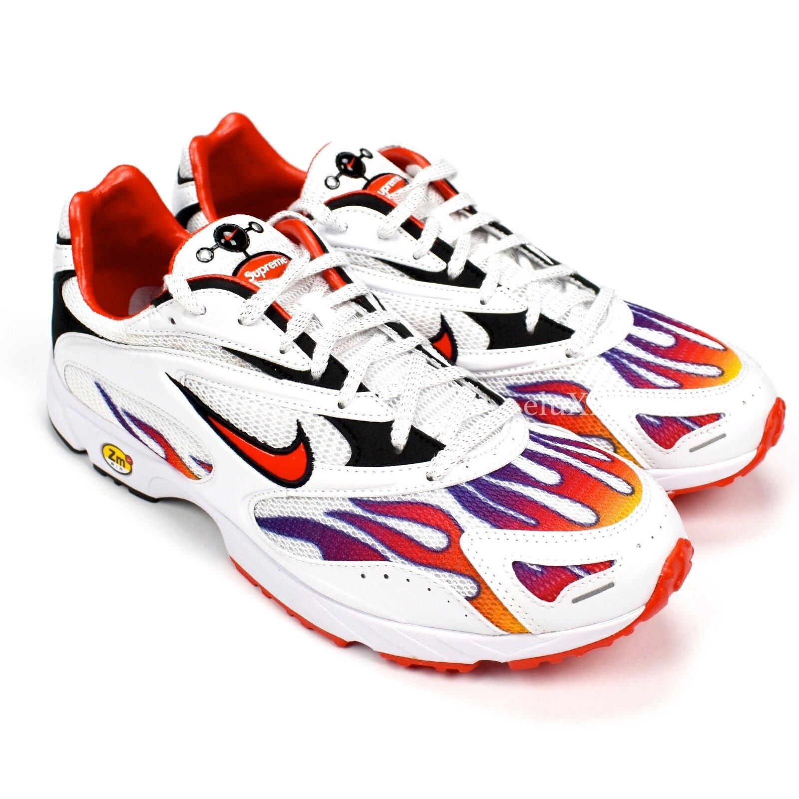 dividendo Es una suerte que Tutor NWT Supreme Nike Zoom Streak Spectrum Plus Flame Fire Logo Sneakers DS  AUTHENTIC | eBay