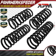 4x Fahrwerksfeder Vorne Hinten L + R für Mercedes-Benz S-Klasse W140 1991-1994