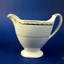 Homer Laughlin Eggshell Georgian China Viceroy Creamer Gold Trim