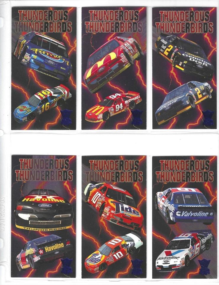 1995 Optima XL COOL BLUE PARALLEL #17 Robert Pressley--ONE CARD ONLY! - Image 4 of 4