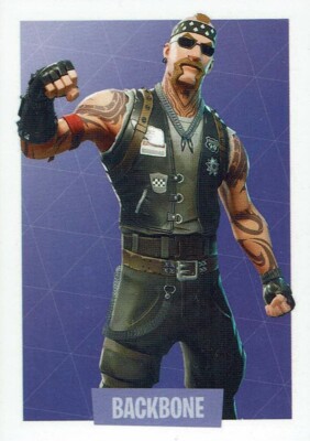 Panini Fortnite Serie 1 2019 Sticker Epic Games Sticker Nr. # 217 Backbone
