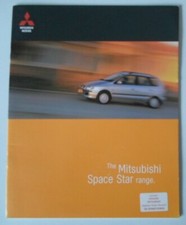 MITSUBISHI SPACE STAR orig 2000 UK Mkt Large Format Sales Brochure
