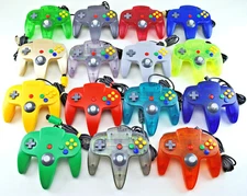 AUTHENTIC Nintendo 64 N64 OEM Controllers Clean - Brand New Joysticks Installed!