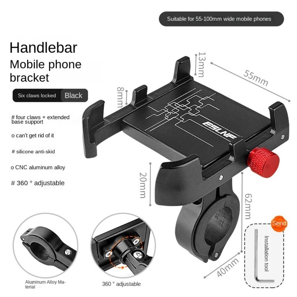 Antislip Bicycle Mobile Phone Stand Mountain Bike Supplies eBay