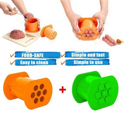 2x Press Cevapcici Maker Hot Dog Maker Fleisch Manuell Wurst Fleischstreifen DE