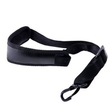 Yinama Saxophone Neck Strap Soft Sax Leather 5 cm x 25.5 x 0.6 cm, Black