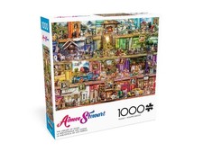 Buffalo Games jigsaw puzzle; The Library of Dogs by Aimee Stewart; 1000 pcs