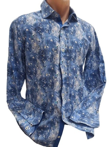 Men Polo Ralph Lauren Shirt Blue Cotton 36 / S / #CICF