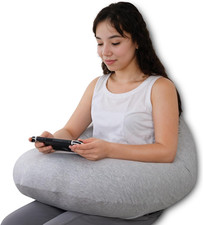 Reading Pillow for Gaming, Lap Desk Pillow for Sitting in Bed or Sofa, Compact A