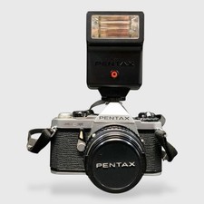 Pentax ME Super 35mm SLR Film Camera with 50 mm lens Kit