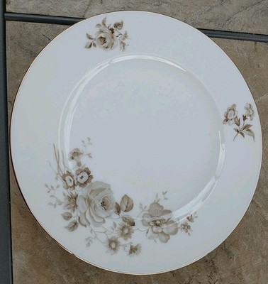 Set Of 4 - 7 3/4'' Salad Plates Johann Haviland Twilight Rose Brown
