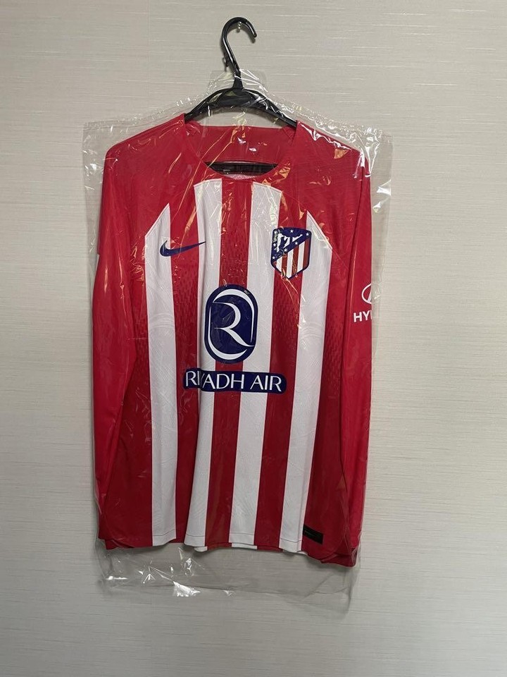 Atletico Madrid Griezmann Player Issue Long Sleeve Jersey M Nike 2023-24 | eBay