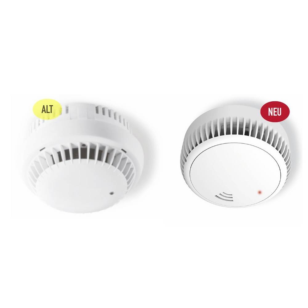 Détecteur de fumée compact D-Secour Sensys 2 de 95mm à pile