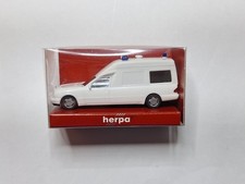 HERPA Feuerwehr - KTW Mercedes W210 - SEHR SELTEN - 044554 RAL 9010 weiss