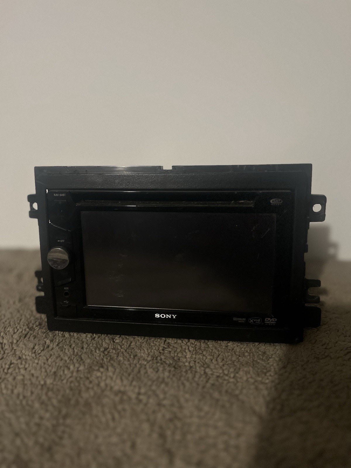 Head-unit With Dvd Player, Aux Usb Untested