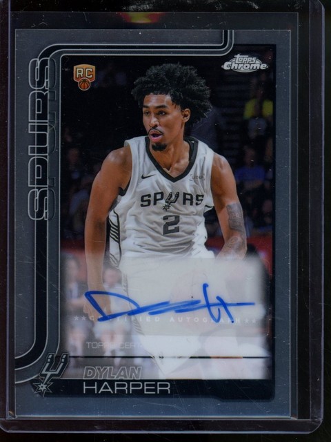 2025-26 Topps Chrome Dylan Harper Rookie Auto #TCAR-DH