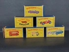 Matchbox Lesney x 6 original empty boxes only GC