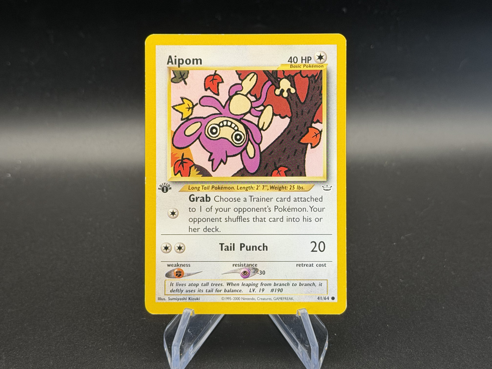 Aipom - 1st Edition - 41/64 Neo Revelation - Pokémon TCG - 2001