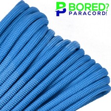 Neon Turquoise - 100 FT - 550 Paracord Rope 7 strand Parachute Cord